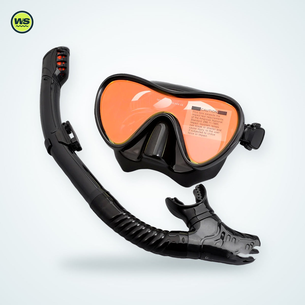 Iridescent Snorkel Mask & Snorkel Set | Watersports Supply