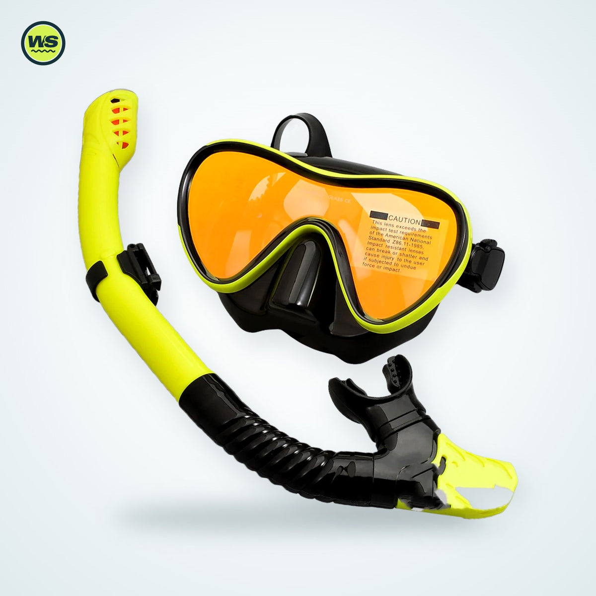Iridescent Snorkel Mask & Snorkel Set — studio view 1