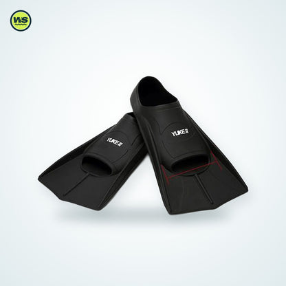 Silicone Short Fins for Swim Training — studio view 2