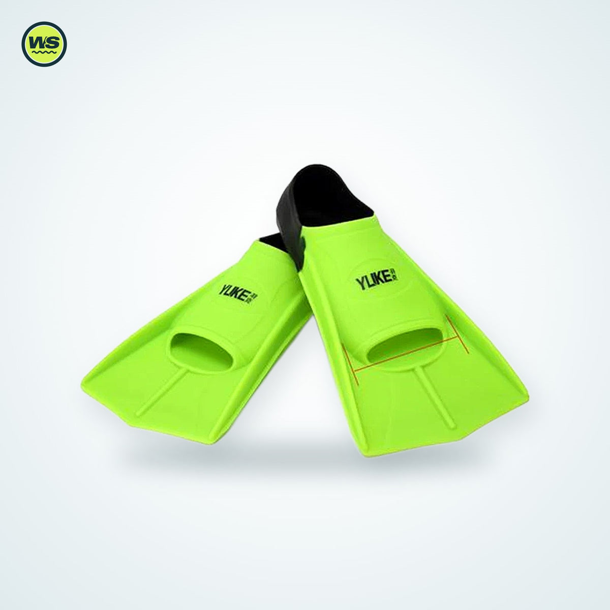 Silicone Short Fins for Swim Training — studio view 3