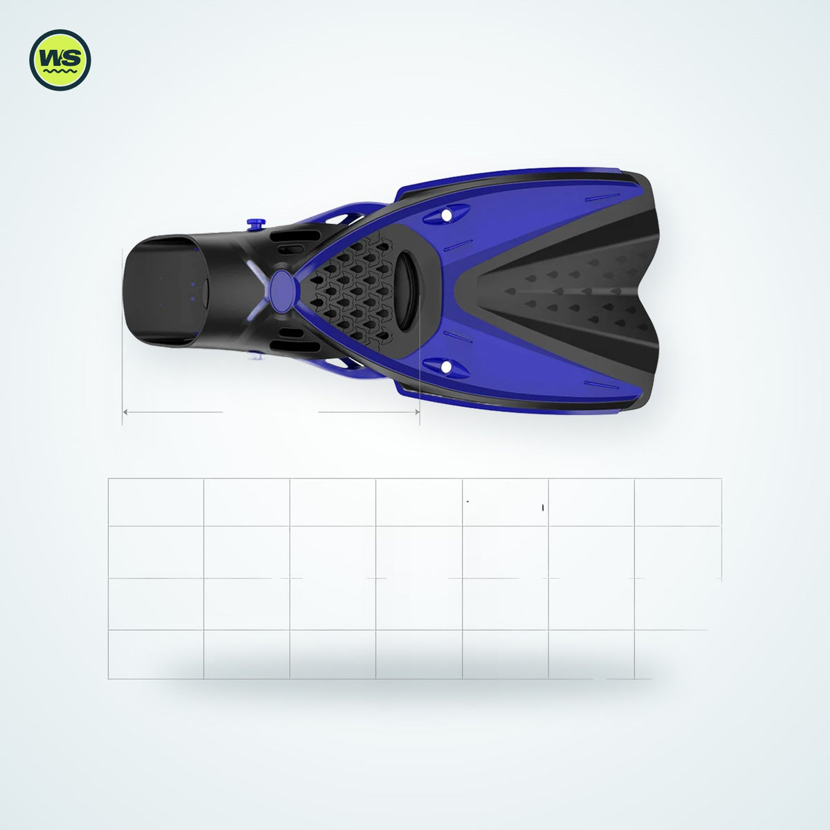 Snorkel & Dive Fins — studio view 2