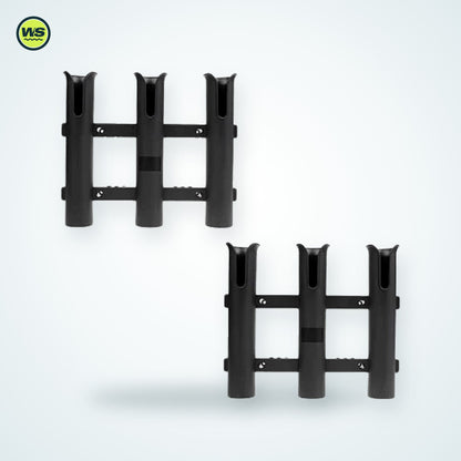 Three-Rod Portable Rod Holder Rack — studio view 2