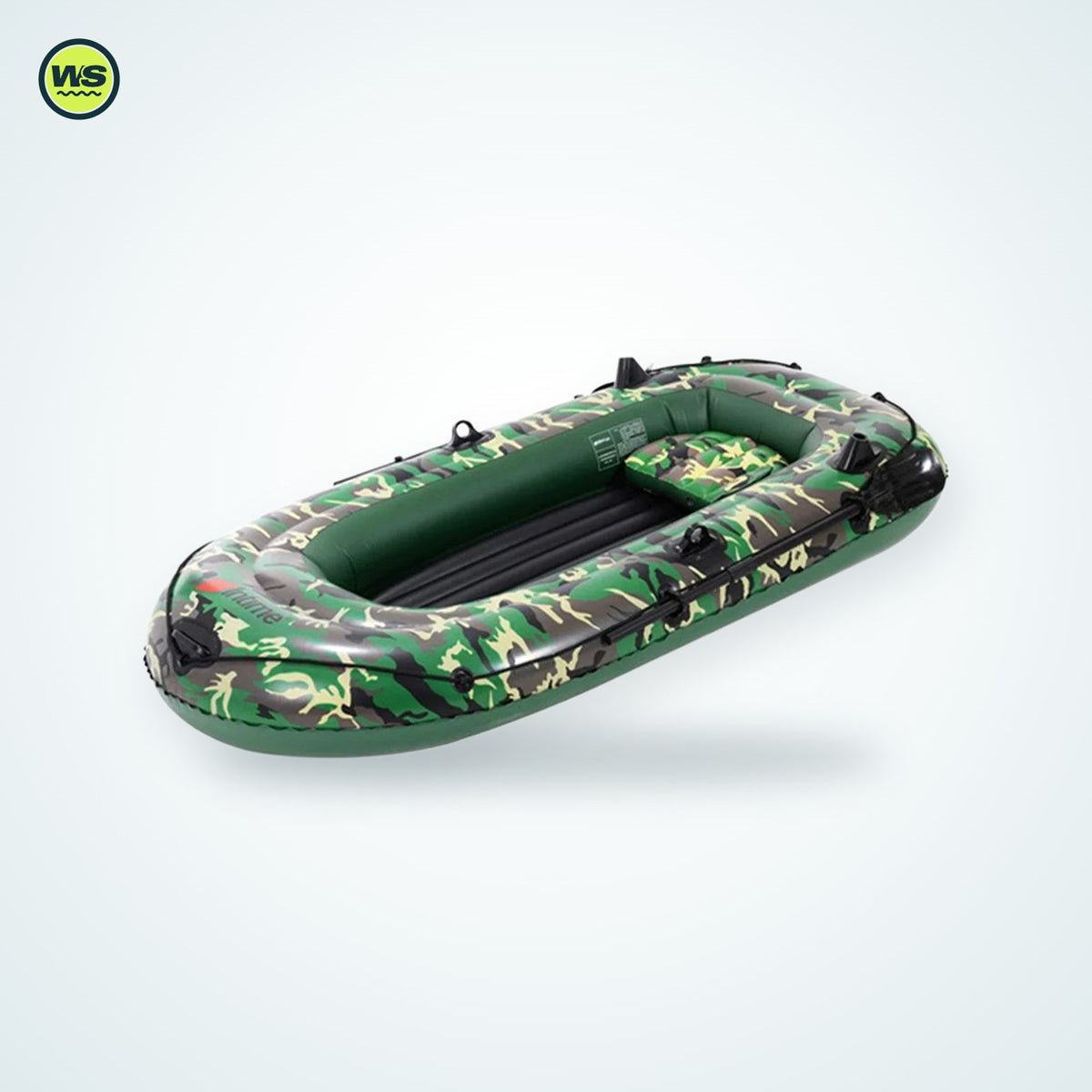 Camo Inflatable Fishing Boat (2–4 Person) | Watersports Supply