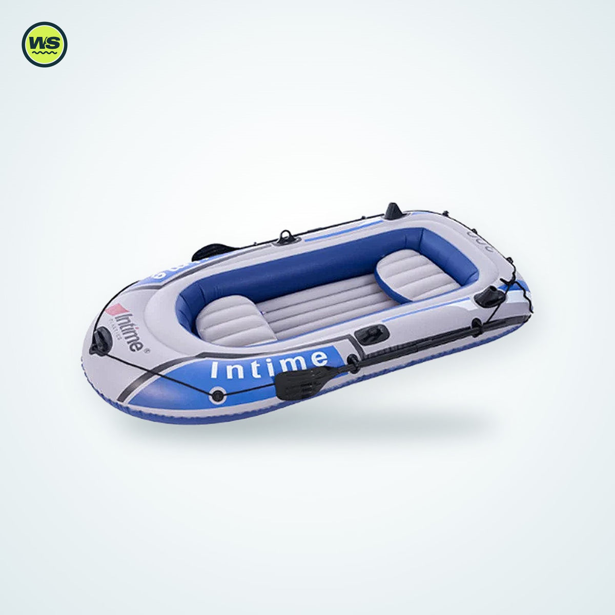 2-Person Inflatable Raft with Paddles — studio view 1