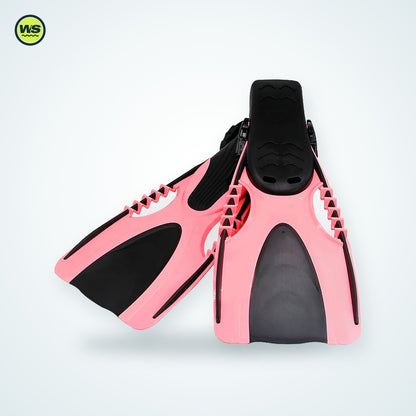 Adjustable Long-Blade Freediving Fins — studio view 1