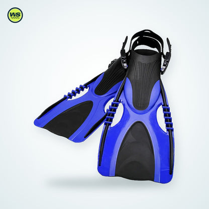 Adjustable Long-Blade Freediving Fins — studio view 2
