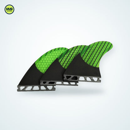 Carbon & Honeycomb Surf Fin Set (G3/G5/G7) — studio view 3