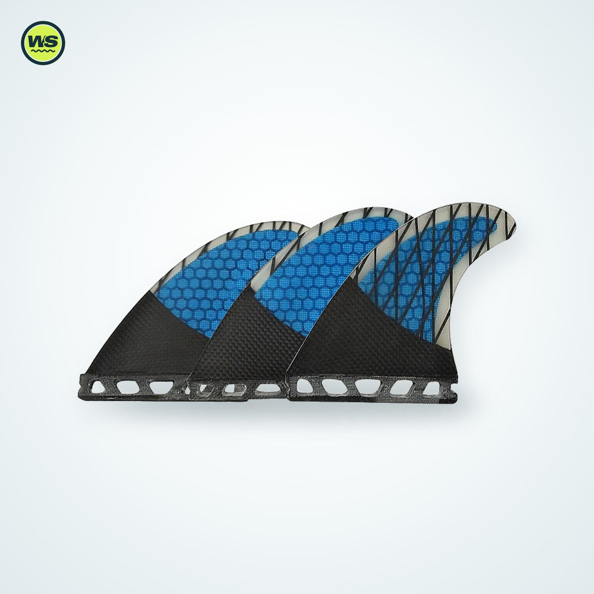 Carbon & Honeycomb Surf Fin Set (G3/G5/G7) — studio view 4