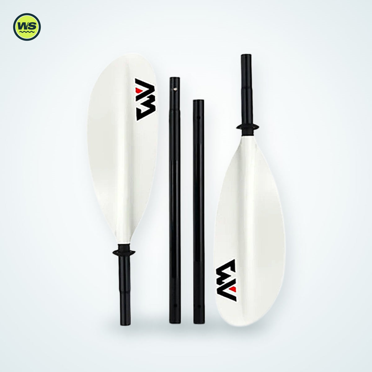 4-Piece Fiberglass & Aluminum Kayak Paddle, 230 cm — studio view 1