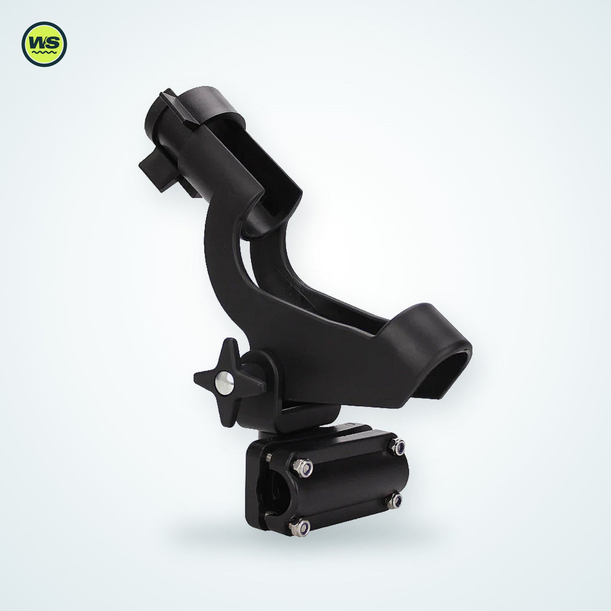 Rail-Mount Rod Holder (38 mm) — studio view 1