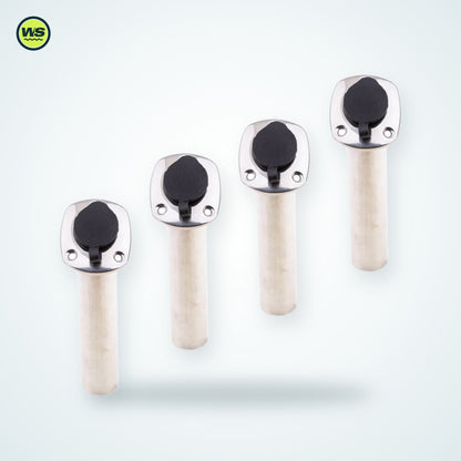 Stainless Steel Flush-Mount Rod Holders (4-Pack) | Watersports Supply
