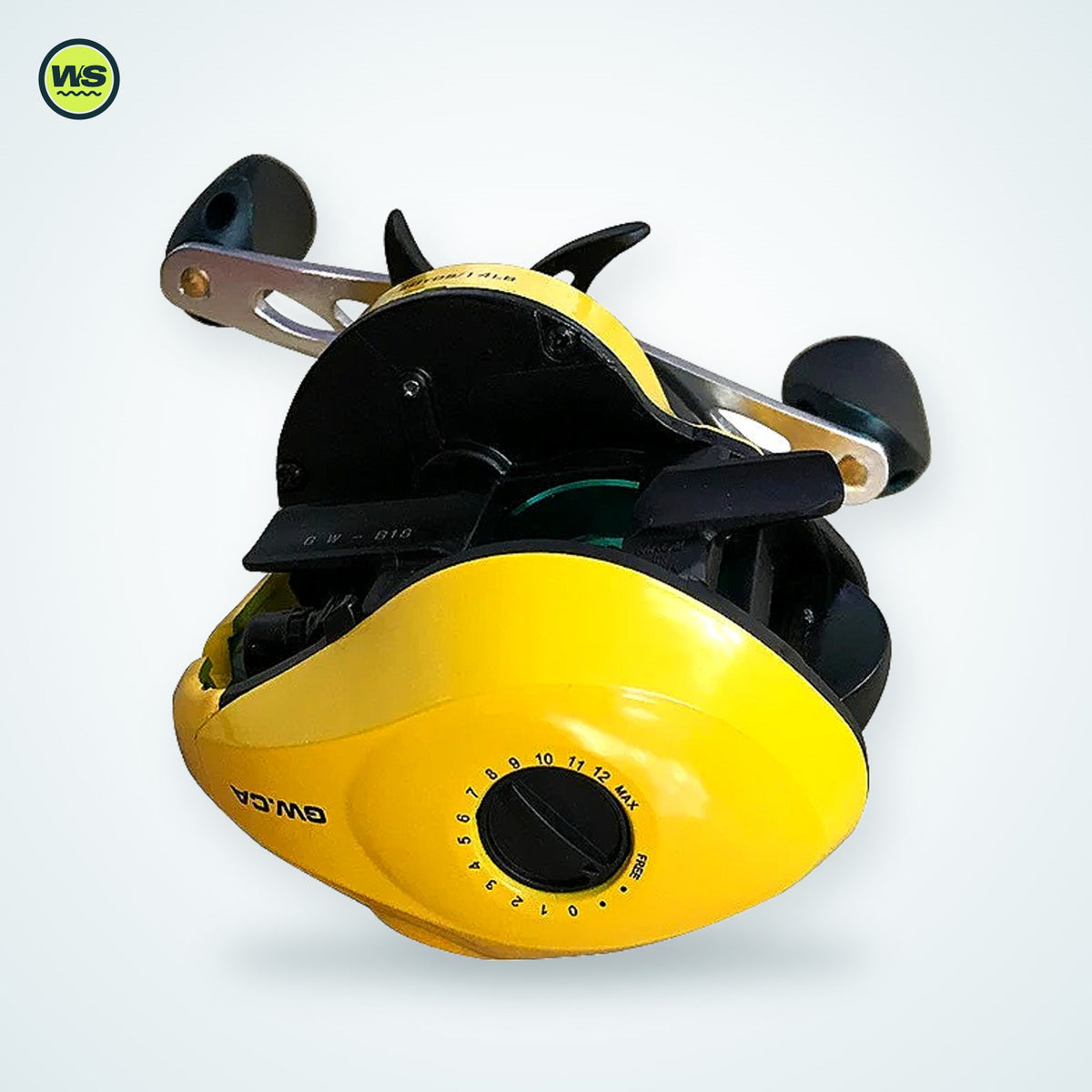 Magnetic Brake Baitcasting Reel — studio view 6