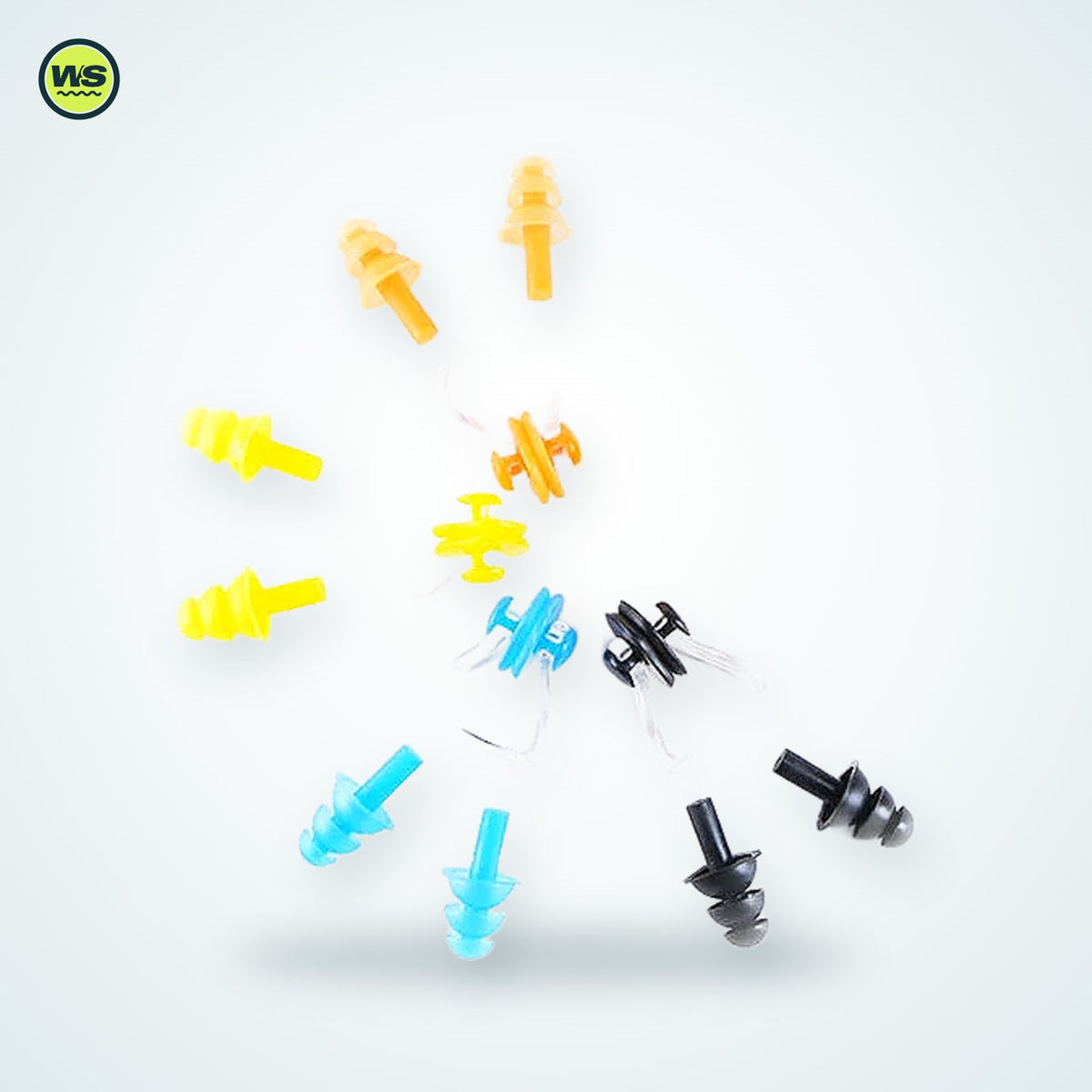 Silicone Earplugs & Nose Clip Set — studio view 4