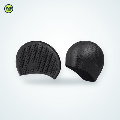 Silicone Ear-Pocket Swim Cap | Watersports Supply