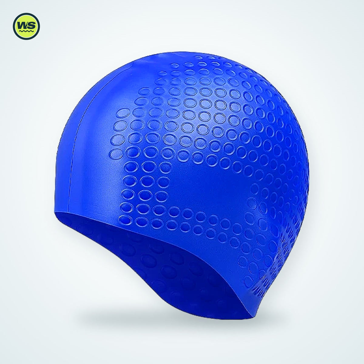 Silicone Ear-Pocket Swim Cap — studio view 5