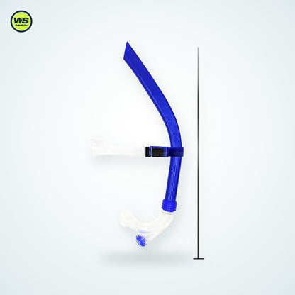 Center-Mount Swim Training Snorkel — studio view 3