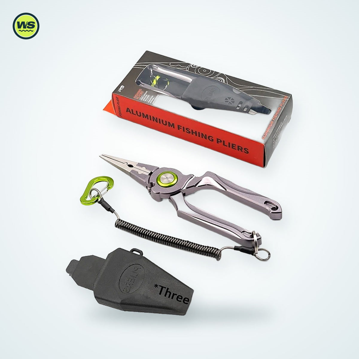 Folding Fish Grip & Lure Pliers — studio view 4