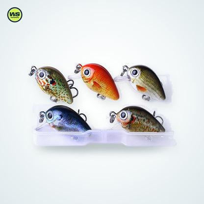 Mini Crankbait Lure Set (5-Pack) | Watersports Supply