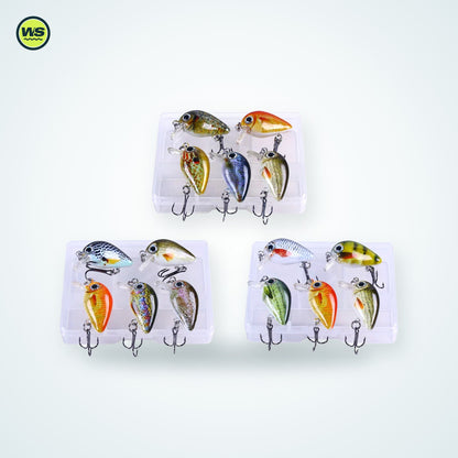 Mini Crankbait Lure Set (5-Pack) — studio view 4