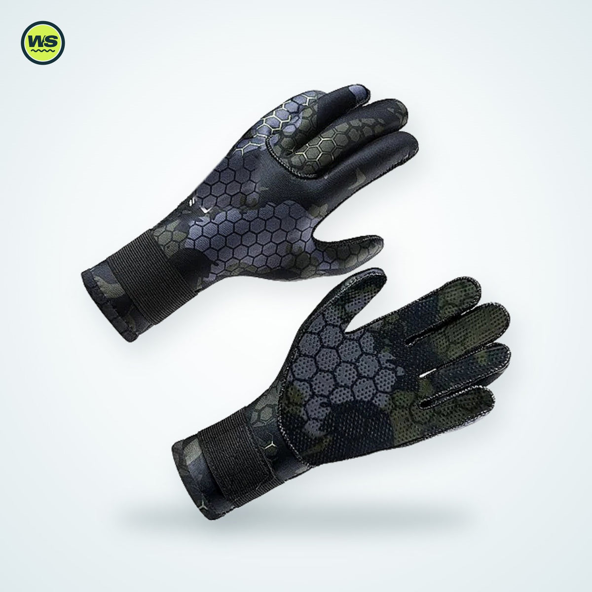 Neoprene Water Gloves — studio view 2