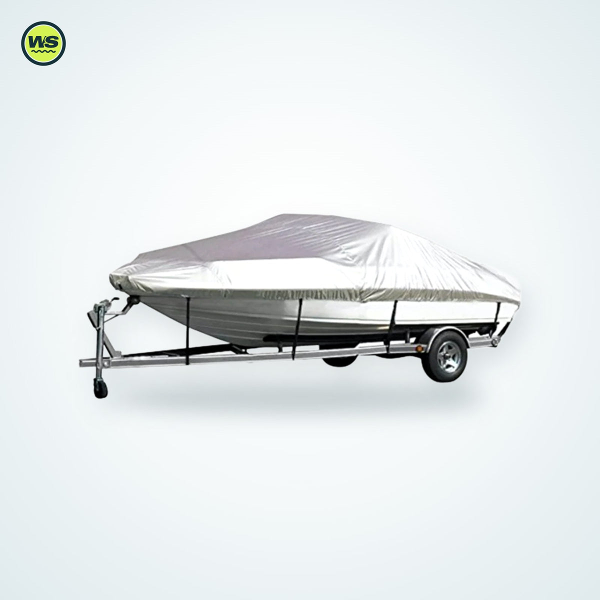 Waterproof V-Hull Boat Cover (530 × 290 cm) — studio view 1
