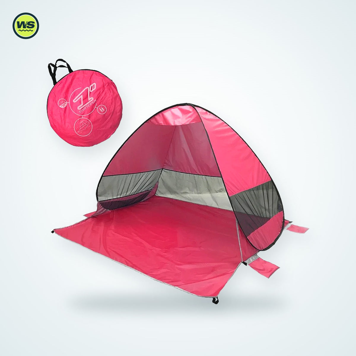 Automatic Pop-Up Beach Tent — studio view 2
