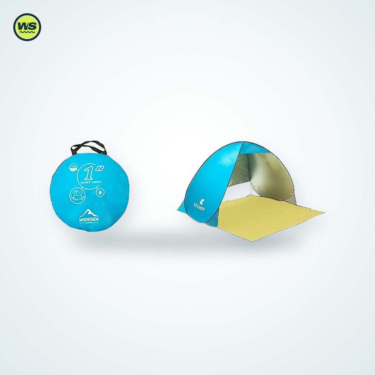 Pop-Up UV Beach Tent (2-Person) — studio view 1