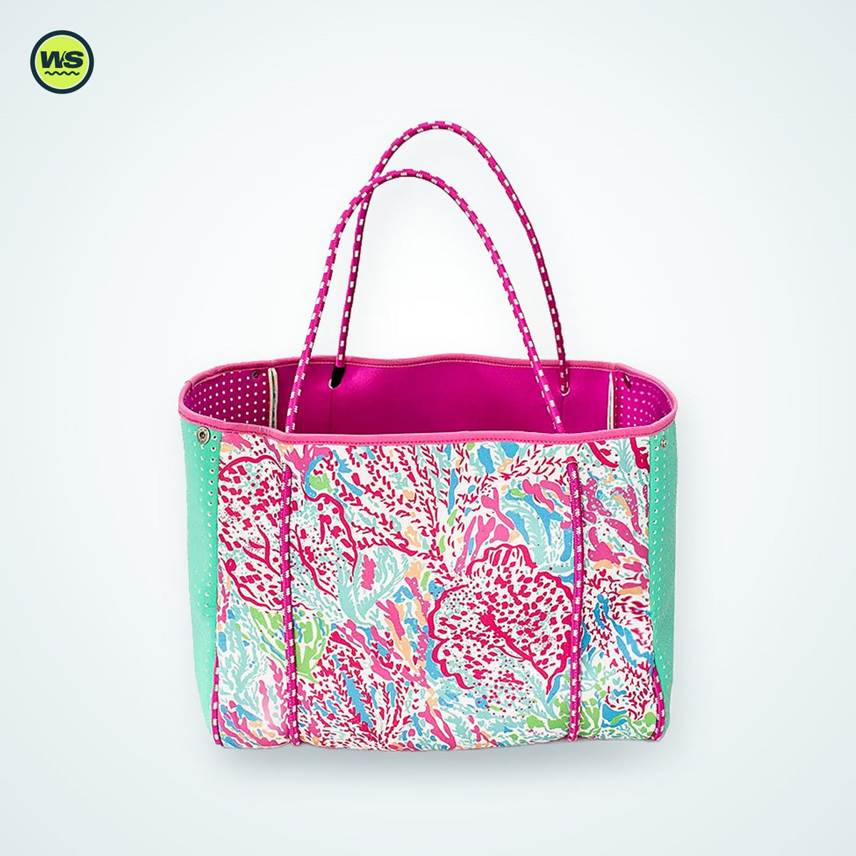 Coral Print Large Beach Tote | Watersports Supply