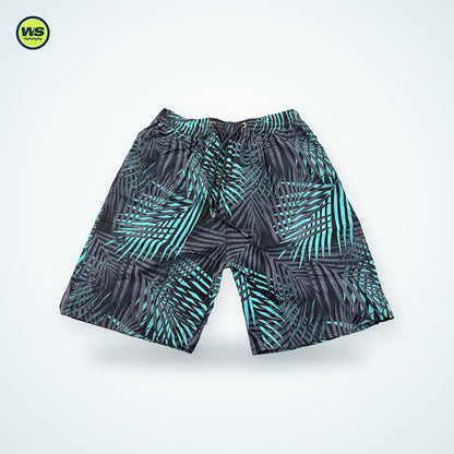 Printed Drawstring Beach Shorts — studio view 8