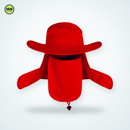 Wide-Brim Sun Hat with Neck Flap | Watersports Supply