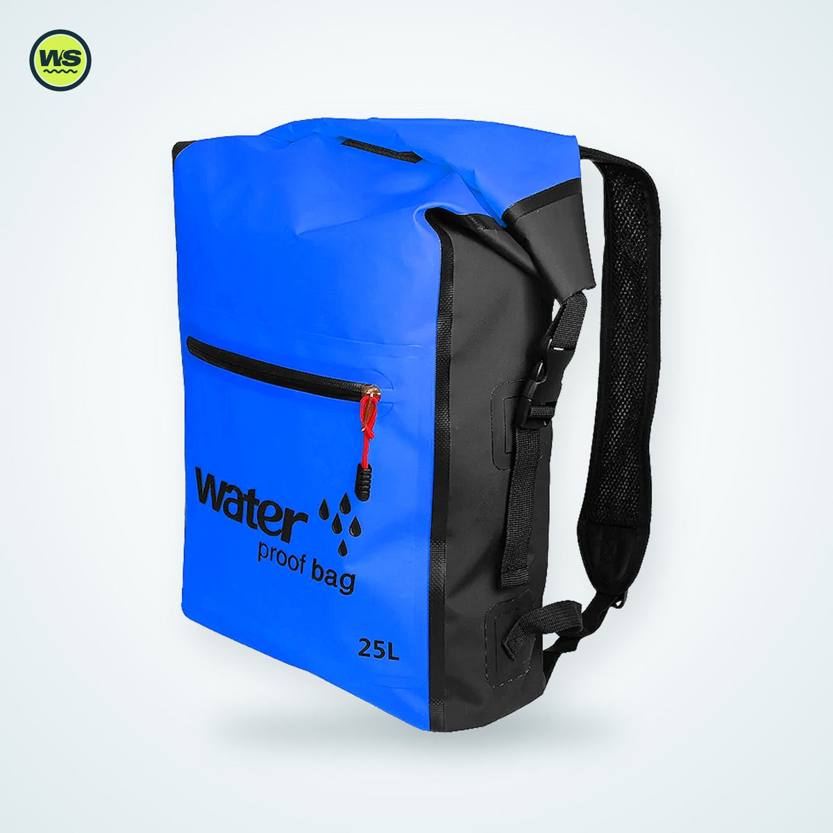 25L Waterproof Roll-Top Backpack — studio view 1